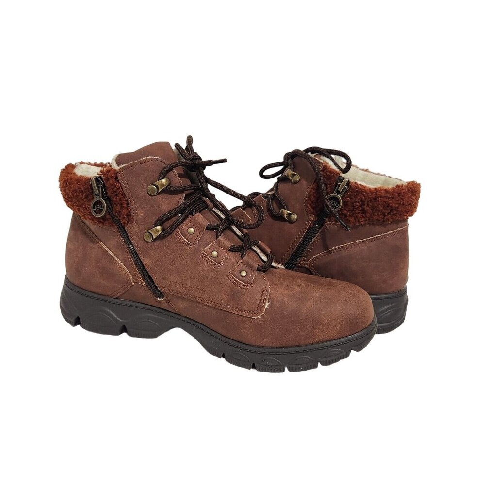 JBU by Jambu Women's Size 9.5 Liza Water Resistant Ankle Boot  Cognac 887